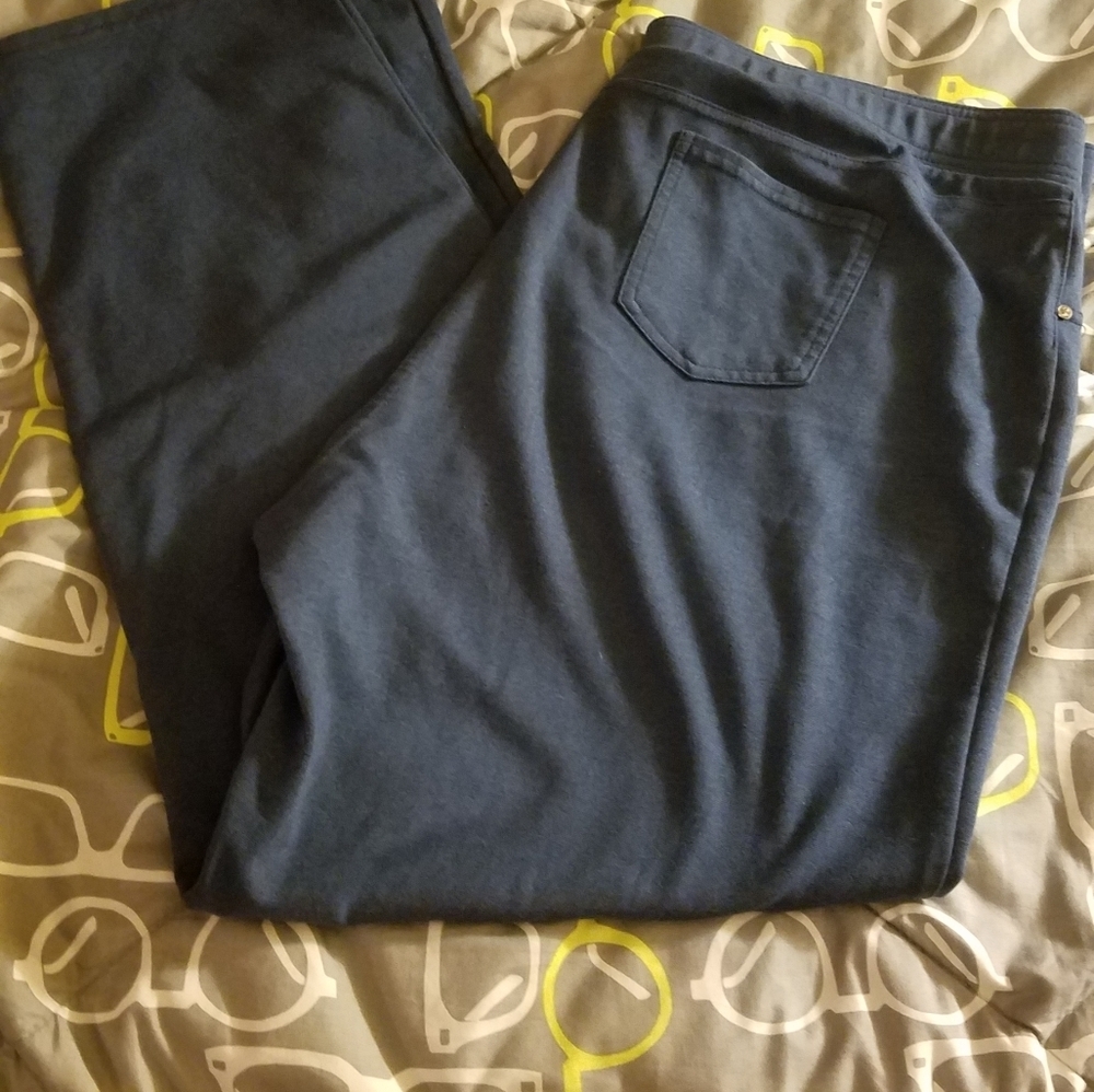 Rebecca Malone Knit Trouser 2x Blue